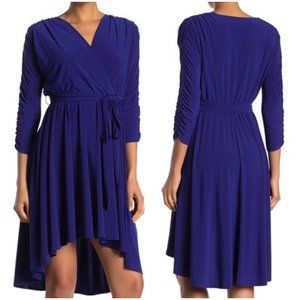 Eliza J Royal Blue Wrap Dress